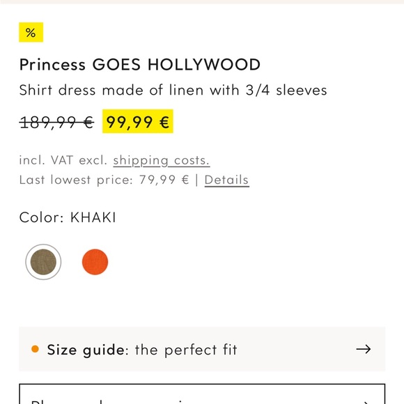 Princess goes Hollywood pure linen shirt dress - Picture 5 of 9